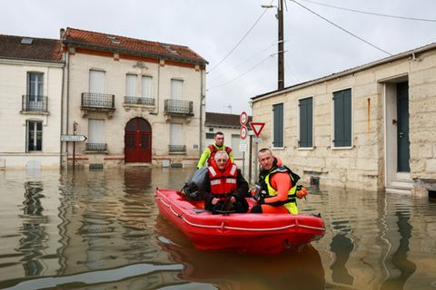 Hochwasser in Frankreich
