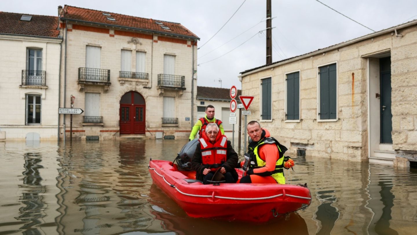 Hochwasser in Frankreich