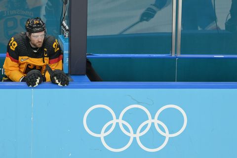 Leon Draisaitl beklagte eine vertane Olympia-Chance Foto: Peter Kneffel/dpa