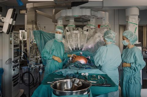 Op-Aufnahme von Leberspezialisten