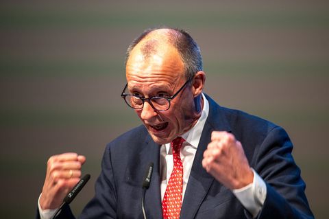 Friedrich Merz beim Politischen Aschermittwoch in Trier