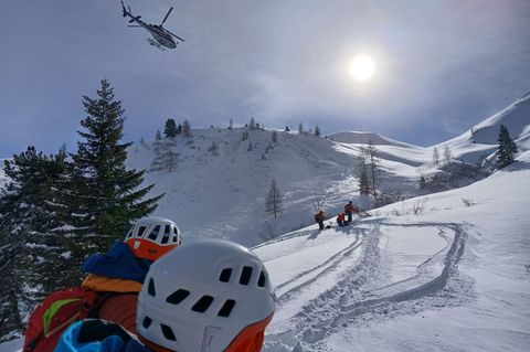 Zahlreiche Such- und Rettungseinsätze in Österreich. Foto: -/BERGRETTUNG SALZBURG/APA/dpa