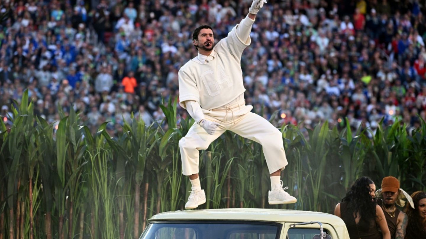 Bad Bunny beim Super Bowl