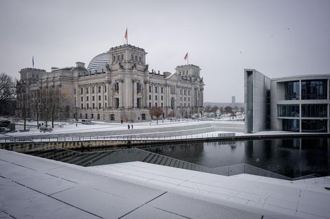 Das Reichstagsgebäude in Berlin