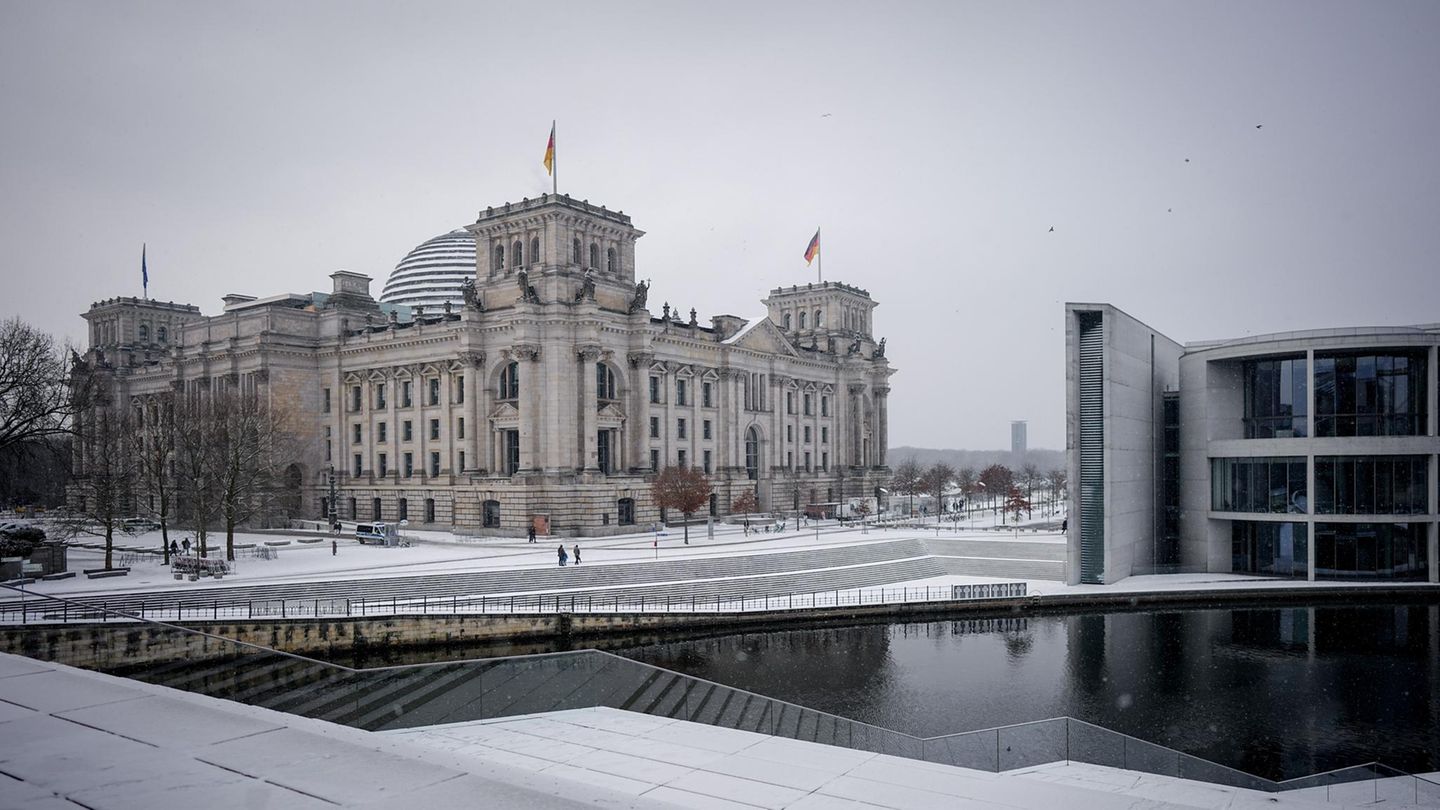 Das Reichstagsgebäude in Berlin