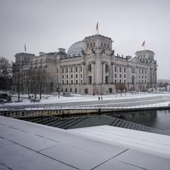 Das Reichstagsgebäude in Berlin