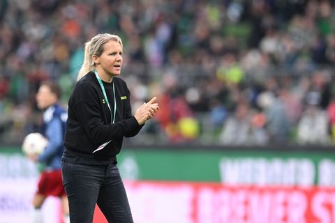Werder-Trainerin Friederike Kromp. Foto: Carmen Jaspersen/dpa