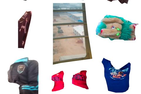 Collage aus Europol-Fahndungsbildern