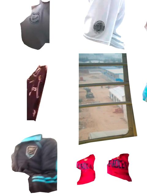 Collage aus Europol-Fahndungsbildern