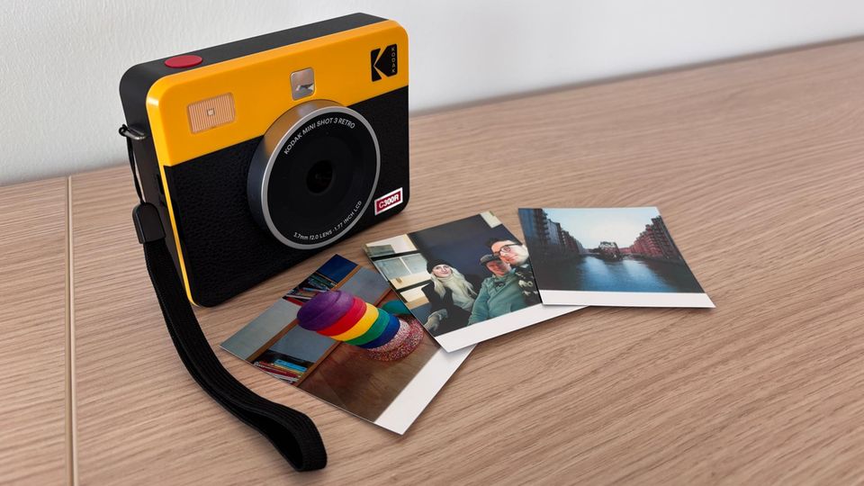 Sofortbildkamera Test: die Kodak Mini-Shot 3 Retro