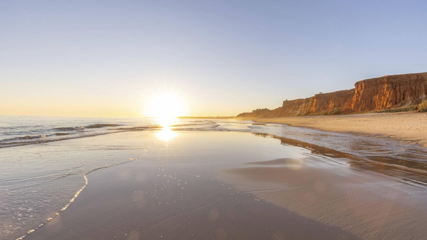 Platz fünf bei Tripadvisor: Falésia Beach, östlich von Albufeira in Portugal