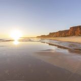 Platz fünf bei Tripadvisor: Falésia Beach, östlich von Albufeira in Portugal