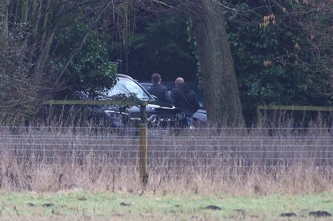 Ein Parkplatz in der Nähe der Andrew-Festnahme