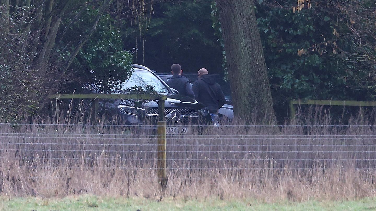 Ein Parkplatz in der Nähe der Andrew-Festnahme