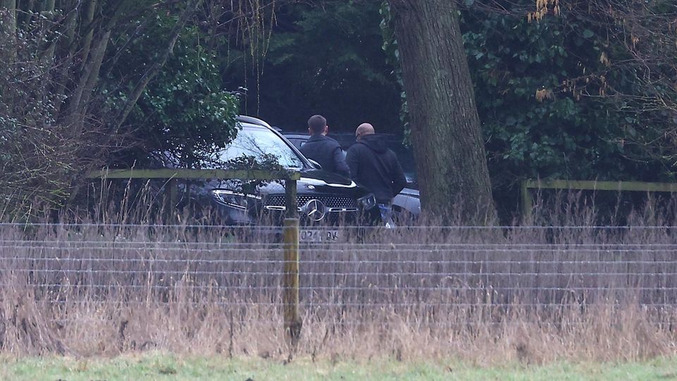 Ein Parkplatz in der Nähe der Andrew-Festnahme