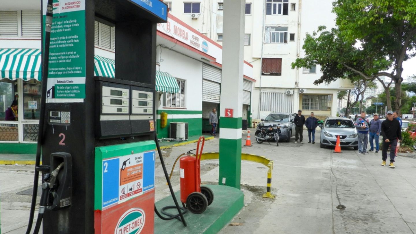 Tankstelle in Havanna
