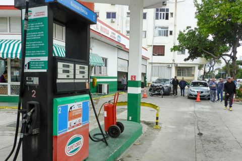 Tankstelle in Havanna
