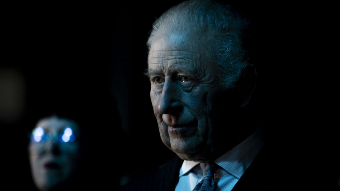 Charles III. bei Auftritt am Mittwoch