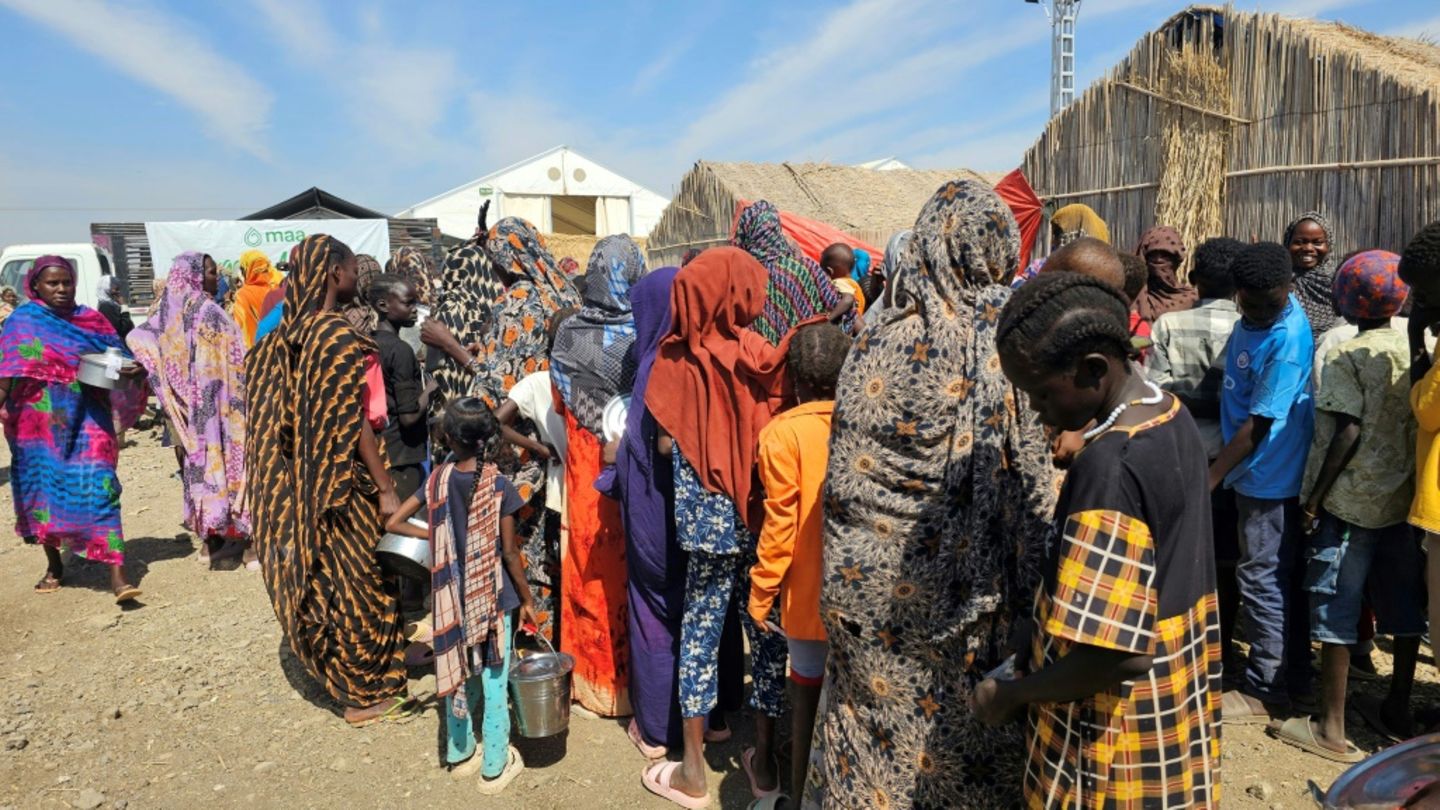 Flüchtlingslager im Sudan