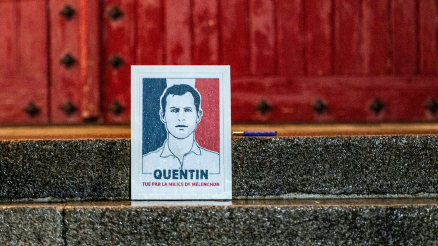 Bild des getöteten Quentin Deranque