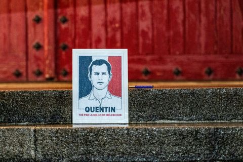 Bild des getöteten Quentin Deranque