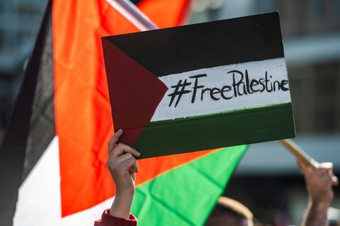 Propalästinensische Demonstration in Berlin 2021