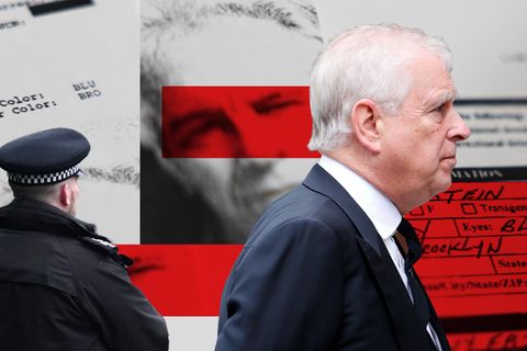 Andrew Mountbatten Windsor in einer Montage