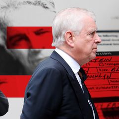 Andrew Mountbatten Windsor in einer Montage