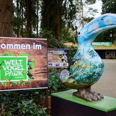 Nach dem Ausbruch der Geflügelpest bleibt der Vogelpark Walsrode vorübergehend geschlossen. (Archiv) Foto: Philipp Schulze/dpa