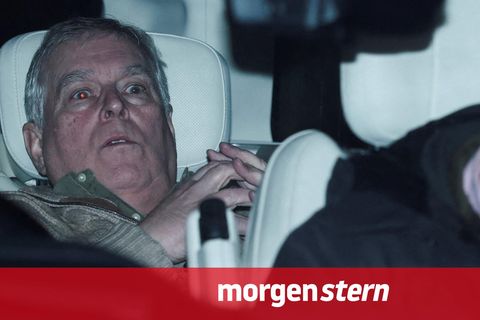 Morgenstern: Prinz Andrew im Auto