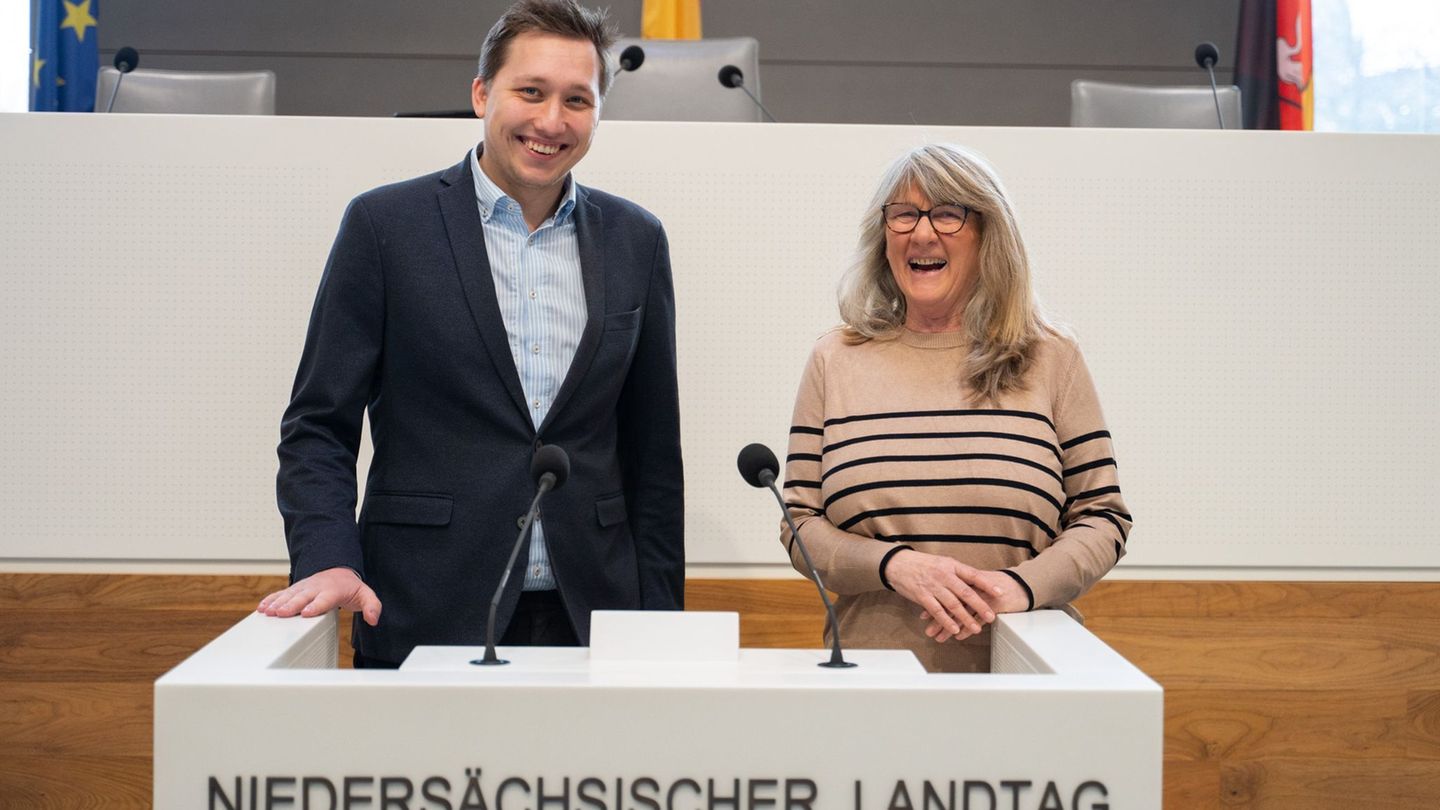 Eine Mentee mit ihrem Mentor: Inka Behnsen begleitete den SPD-Landtagsabgeordneten Brian Baatzsch ein Jahr lang. (Archivbild) Fo