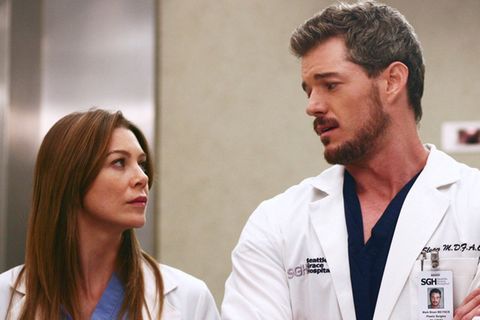 Eric Dane und Ellen Pompeo 2007 in "Grey's Anatomy".