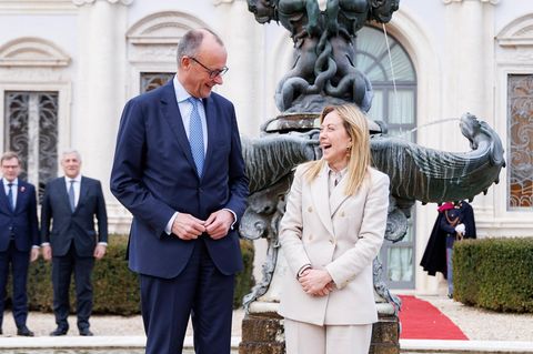 Giorgia Meloni Friedrich Merz