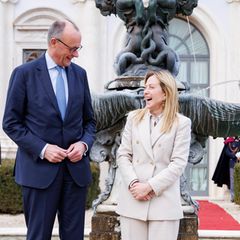 Giorgia Meloni Friedrich Merz