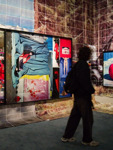 Gemälde auf der Shanghai Biennale