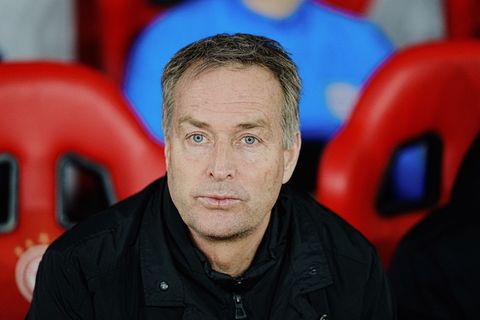 Hjulmand erinnerte an Sepp Piontek. Foto: Petros Giannakouris/AP/dpa