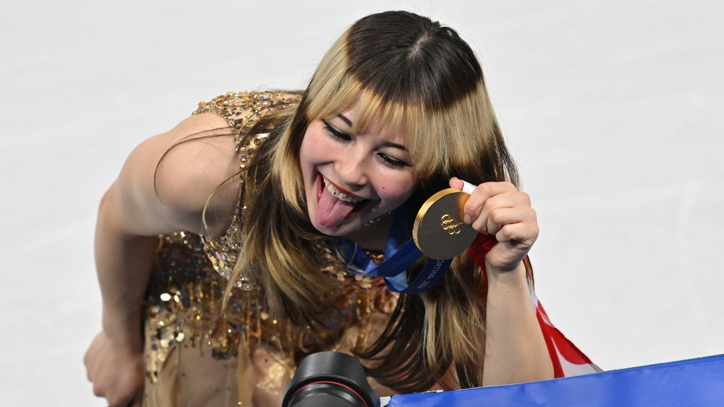 Eiskunstlauf bei Winterspielen: Hollywoodreifer Sieg: Golden Girl Liu auf dem Olympia-Thron