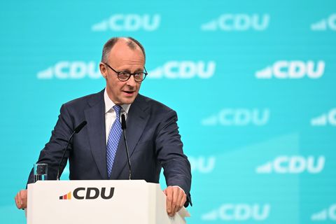 Merz: Koalition muss weniger streiten. Foto: Katharina Kausche/dpa