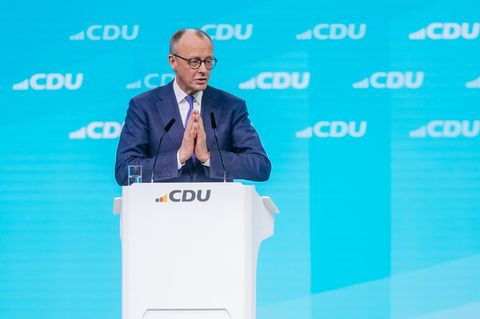 Kanzler Friedrich Merz spricht auf CDU-Parteitag