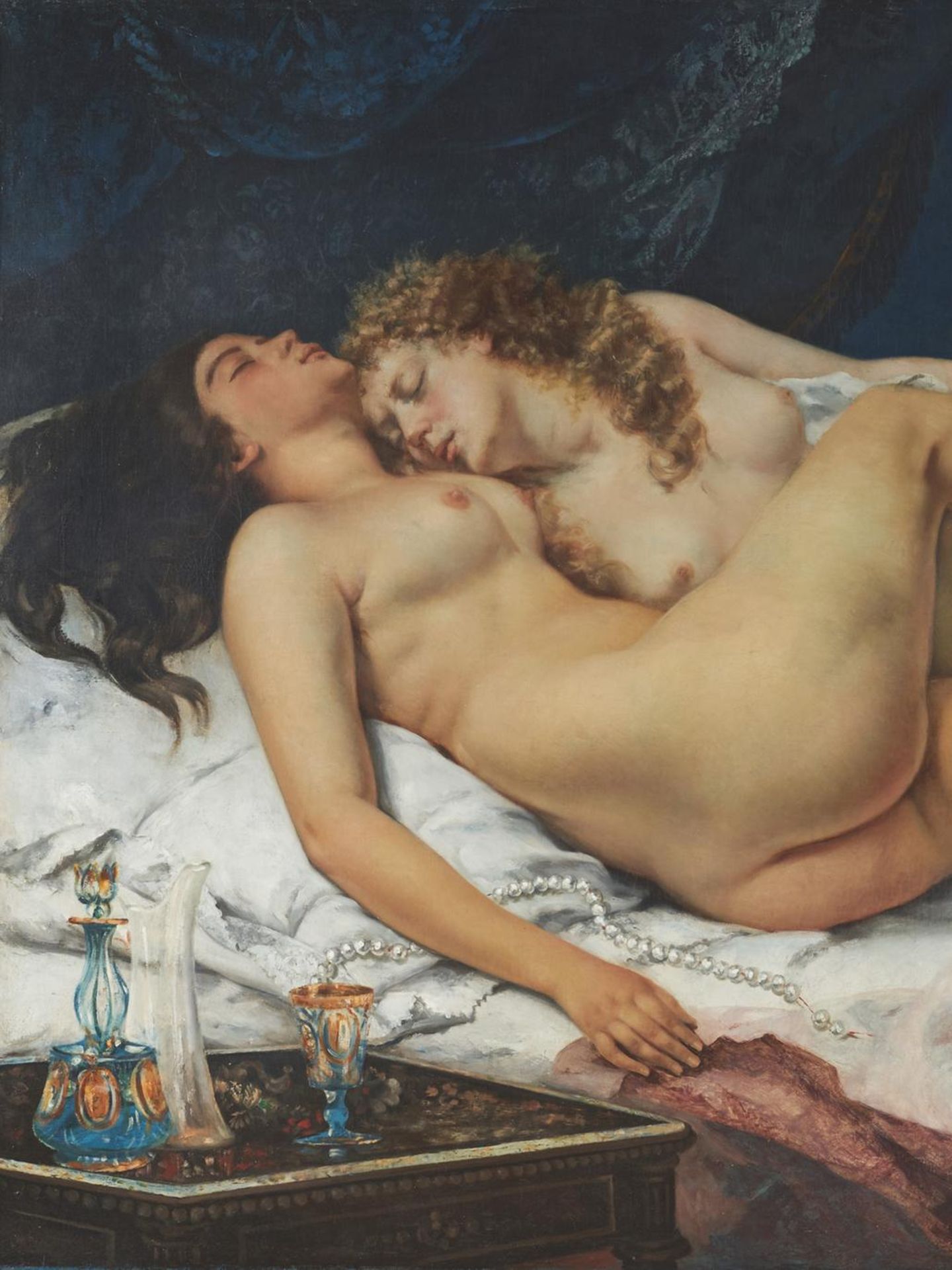 Die Schläferinnen von Gustave Coubert