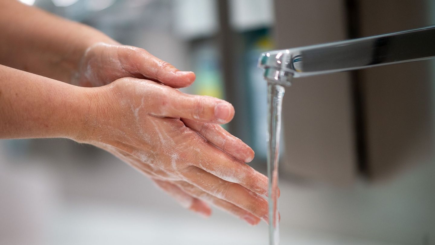 Sorgfältiges Händewaschen senkt das Risiko von Infektionen. (Symbolbild) Foto: Jonas Güttler/dpa