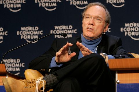 Ökonom Fred Bergsten 2008 in Davos
