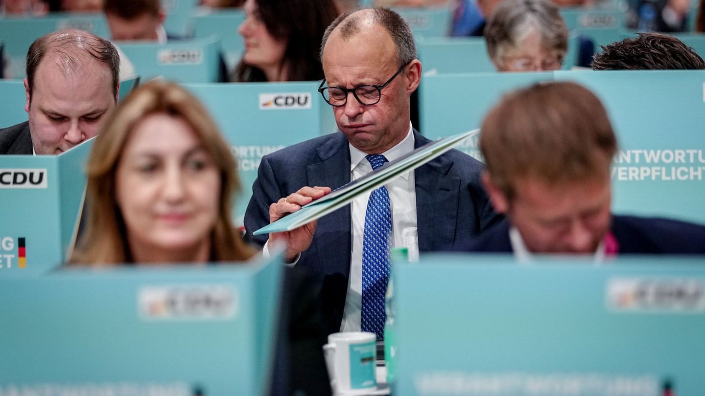 Vor Merz-Wiederwahl: Auf dem CDU-Parteitag spinnt die Technik