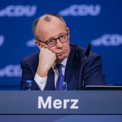 Friedrich Merz auf dem CDU-Parteitag
