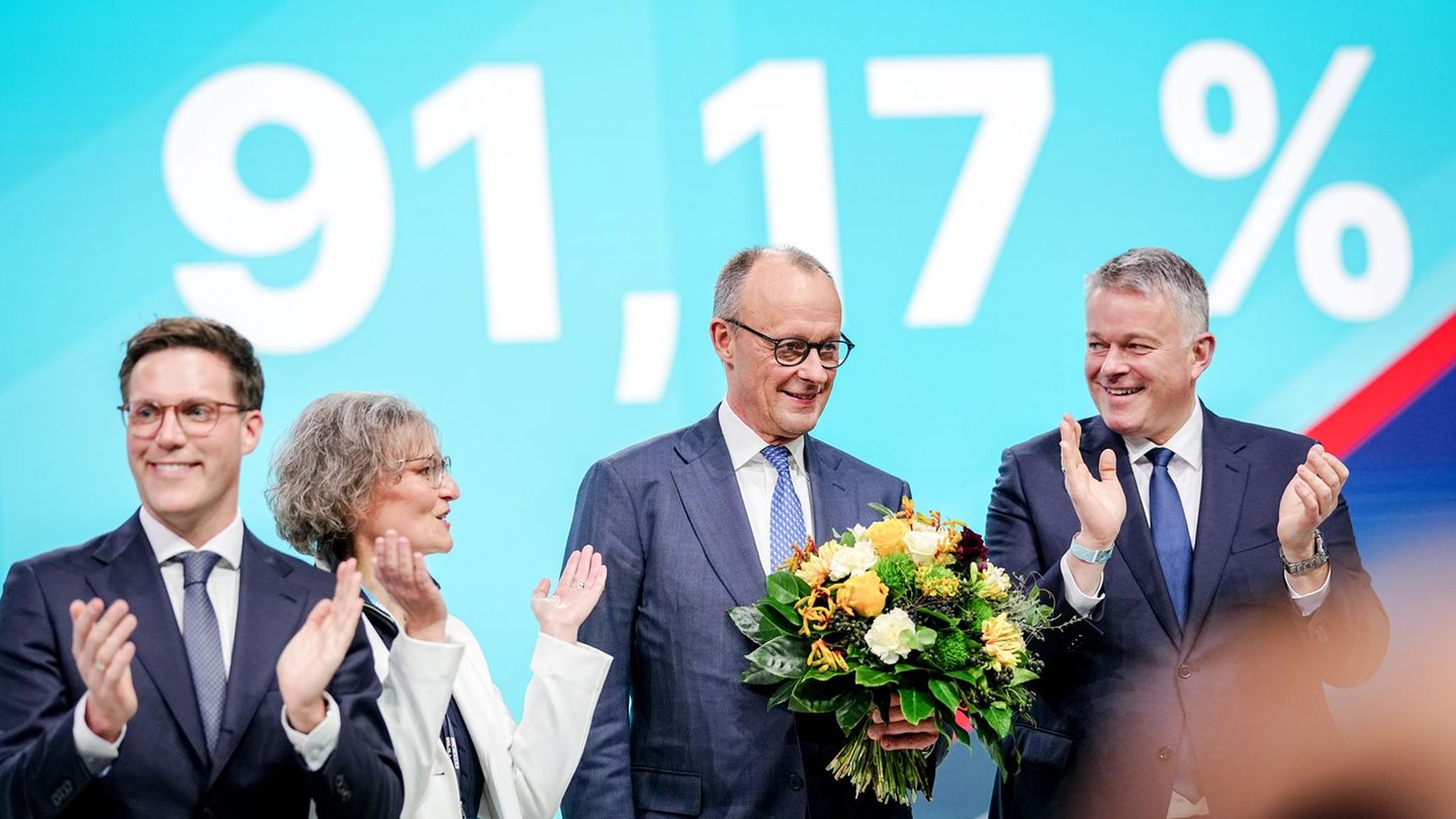 91,17 Prozent - damit haben viele nicht gerechnet. Foto: Kay Nietfeld/dpa