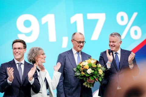 91,17 Prozent - damit haben viele nicht gerechnet. Foto: Kay Nietfeld/dpa