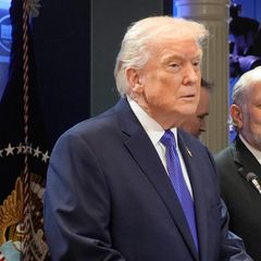 US-Präsident Donald Trump hielt nach seiner Niederlage vor dem Obersten Gerichtshof eine Pressekonferenz im Weißen Haus