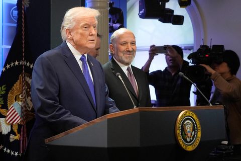 US-Präsident Donald Trump hielt nach seiner Niederlage vor dem Obersten Gerichtshof eine Pressekonferenz im Weißen Haus