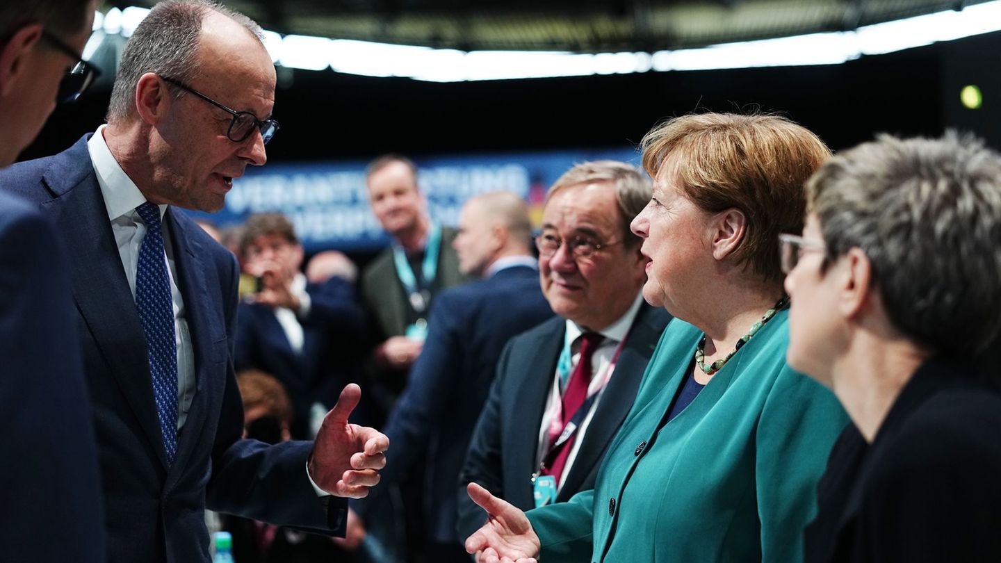 CDU-Parteitag: Laschet sieht Rückenwind für Merz: "Grandioses Ergebnis"