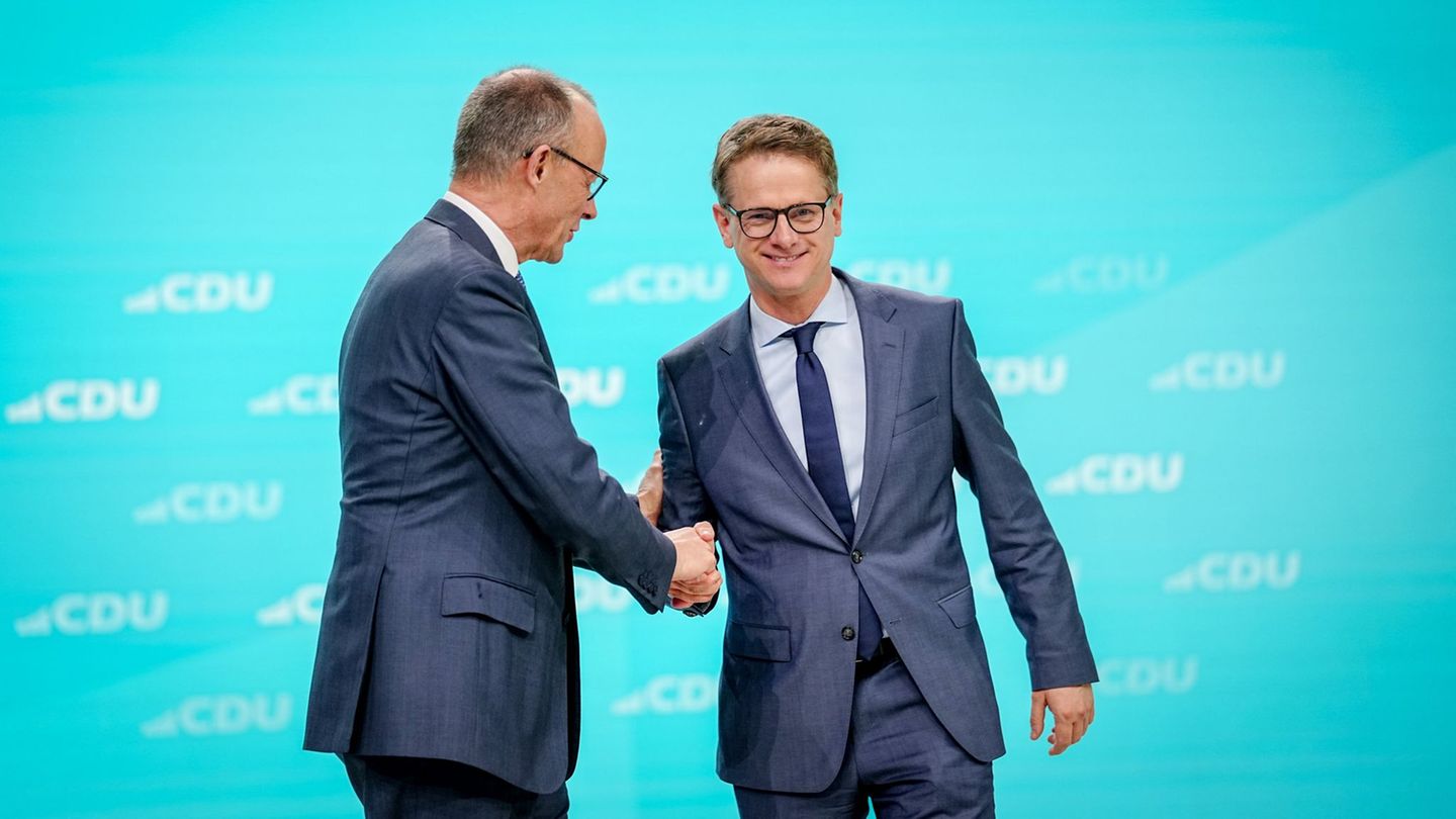 Parteitag in Stuttgart: CDU bestätigt auch Generalsekretär Linnemann mit großer Mehrheit